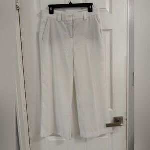 Zara Women's Cream Wide Leg Pants